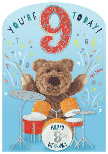 Picture of HAPPY 9TH BIRTHDAY CARD